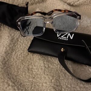 Tortoise and Clear Sunglasses